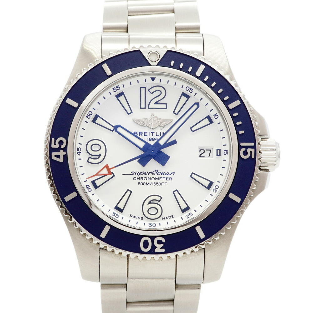 Breitling Superocean 42 A17366 White Dial Men's Watch